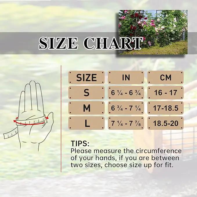 HLDD HANDLANDY Work Gloves for Women and Ladies, Leather Gardening Gloves Flexible Mechanic Working Gloves by GreenHaven Gardens