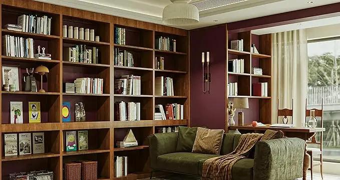 Dimoon 118''x17.7'' Red Peel and Stick Wallpaper Contact Paper Modern Self Adhesive Wall Paper Removable Renter Friendly Textured Solid Color Shelf Cabinet Vinyl Roll (118''x17.7'',Retro Red) by GreenHaven Gardens
