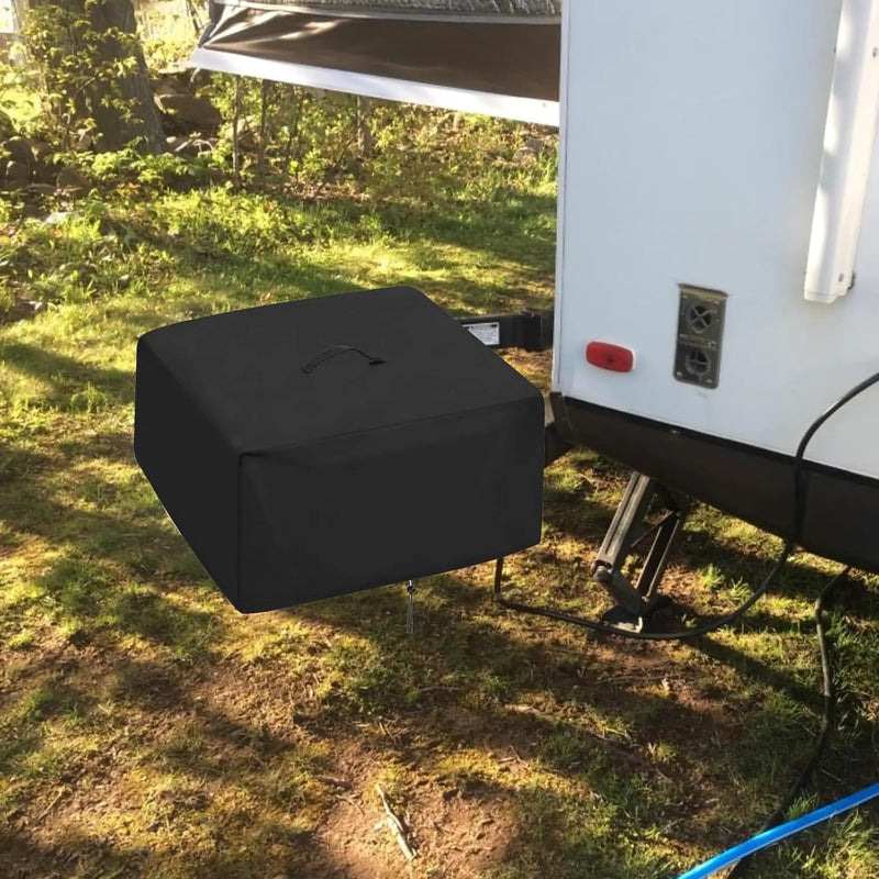 Gas Grills Cover for Flame King - YSNHT500 RV Or Trailer Mounted BBQ, Portable Motorhome Gas Grill Covers, Waterproof Outdoor Natural Gas Grills Cover-15 D x 20" W x 7.5" H by GreenHaven Gardens