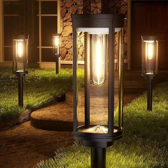 Solar Pathway Lights Outdoor Solar Lights Outdoor, IP65 Waterproof Auto On/Off Solar Garden Lights Solar Powered Landscape Lighting for Yard Walkway Driveway Pathway (Warm White, 2pack) by GreenHaven Gardens