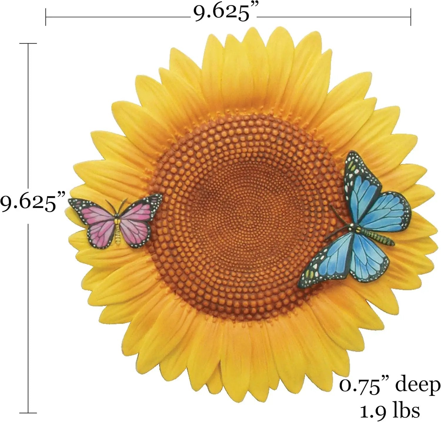 Spoontiques - Garden Décor - Sunflower Stepping Stone - Decorative Stone for Garden by GreenHaven Gardens