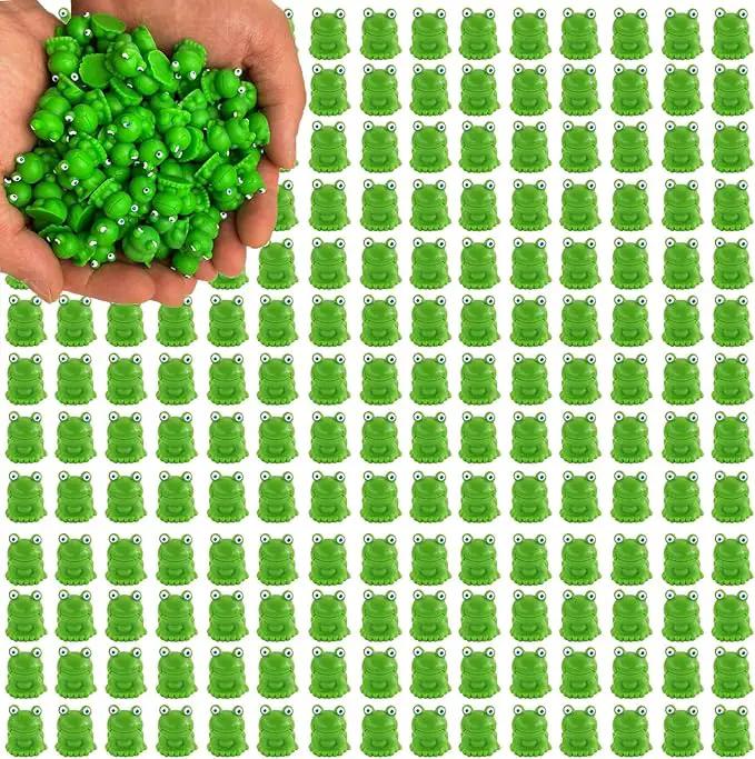 220 Pcs Mini Frog Figurines Miniature Resin Frogs,Mini Frogs Bulk Fairy Garden Moss Landscape Ornaments for Outdoor Decoration,Home Décor by GreenHaven Gardens