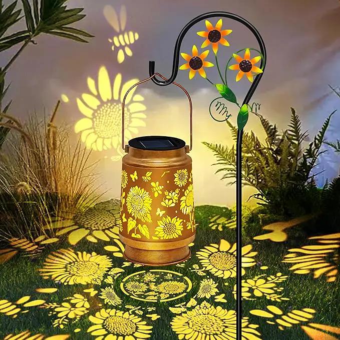 TEDOF Solar Lanterns Outdoor Waterproof,Sunflower Gifts for Women Gifts for Mom Women Grandma Decoration Outside for Yard, Patio,Backyard,Porch by GreenHaven Gardens