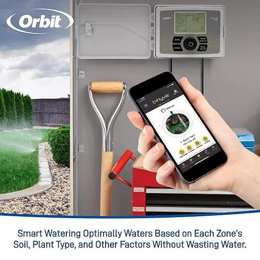 Orbit 57946 B-hyve 6-Zone Smart Indoor/Outdoor Sprinkler Controller by GreenHaven Gardens
