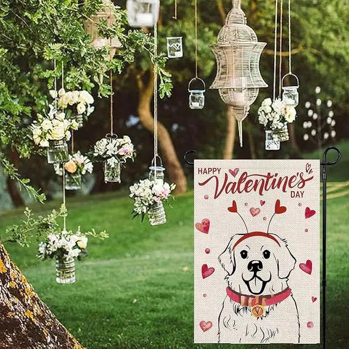 Seasonal Garden Flags Great Pyrenees Double Sided Flags Set of 11 Holiday Farmhouse Indoor Outdoor Yard Lawn Christmas Gifts Decorations 12.5x18 Inch by GreenHaven Gardens