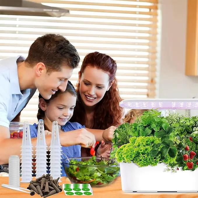 161PCS Hydroponic Pod Kit for Aerogarden and All Brands Growing System, Grow Anything Kit with 40 Grow Sponges, 40 Grow Baskets, 40 Grow Domes, 40 Pod Labels, 1 Tweezer, Herb Garden Planter Indoor Kit by GreenHaven Gardens