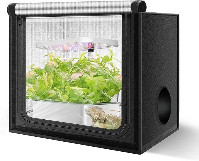 MELONFARM 24"x16"x20" Grow Tent, Double Transparent Viewing Door Indoor Grow Tent, Growing Tent with High Reflective Mylar & Floor Tray, Plant Tent for Indoor Hydroponics Growing by GreenHaven Gardens