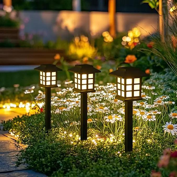 GIGALUMI Solar Outdoor Lights，6 Pack LED Solar Lights Outdoor Waterproof, Solar Walkway Lights Maintain 10 Hours of Lighting for Your Garden, Landscape, Path, Yard, Patio, Driveway by GreenHaven Gardens