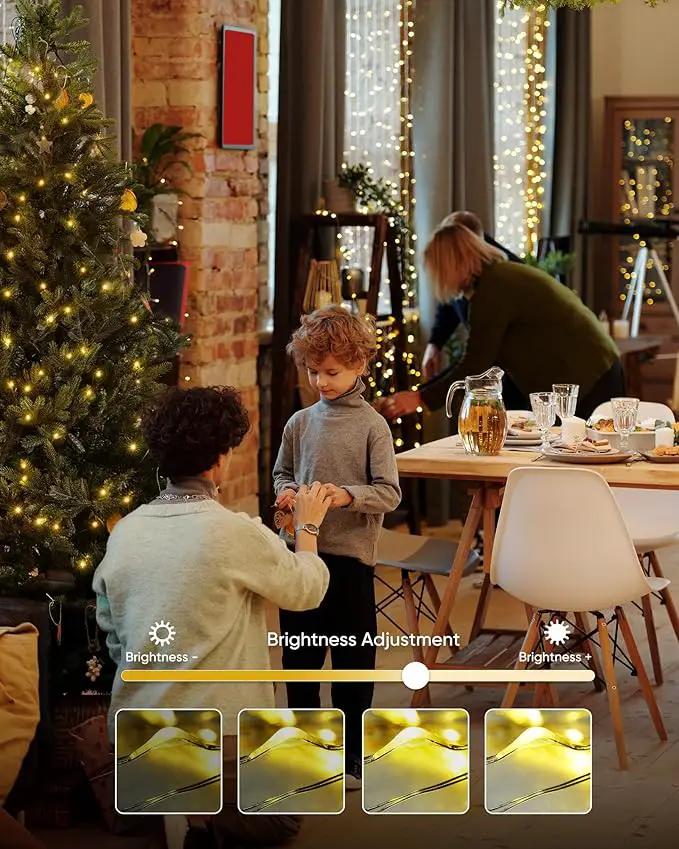 Homemory 4 Pack 20 Ft 60 LED Fairy Lights Battery Operated Christmas Lights with Remote Waterproof 8 Modes Firefly Twinkle String Lights for Party Bedroom Wedding Halloween Decorations by GreenHaven Gardens