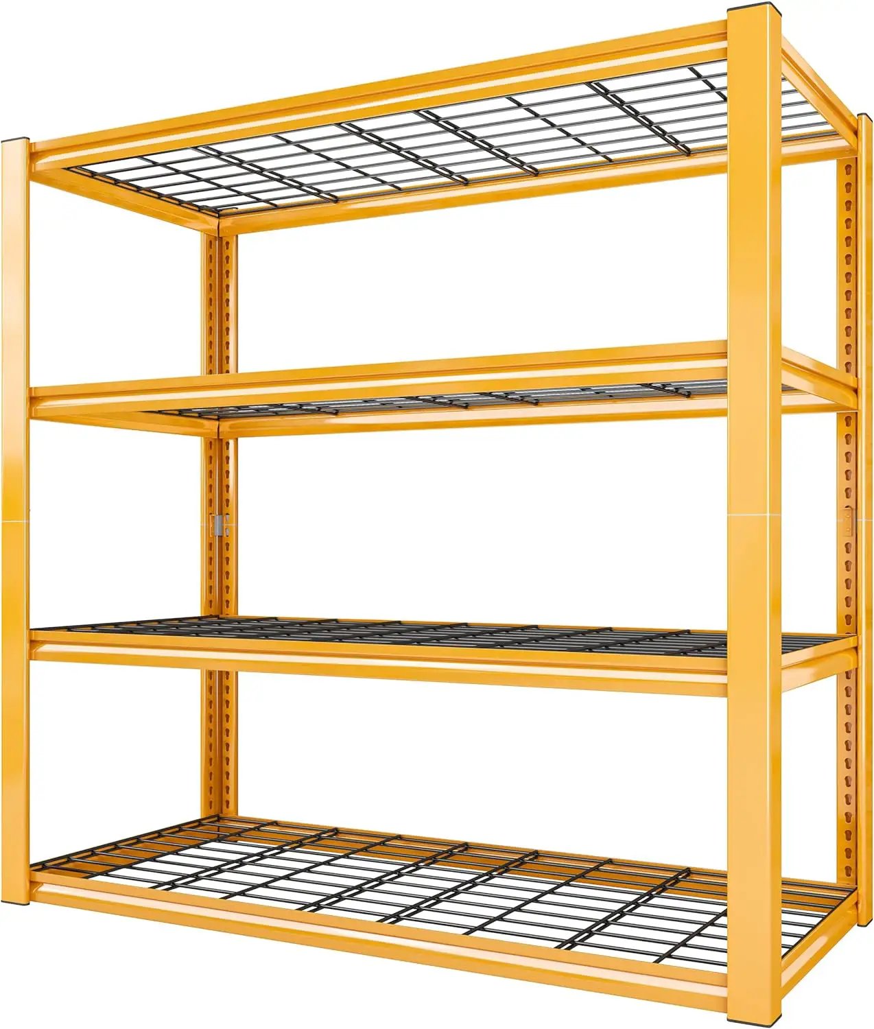 REIBII 40" W Garage Shelving 2240 LBS Storage Shelves Heavy Duty Metal Shelving 4 Tier Metal Shelves for Storage Adjustable Garage Shelf for Kitchen Pantry Warehouse Basement 40"W × 19.5"D × 59.5"H by GreenHaven Gardens