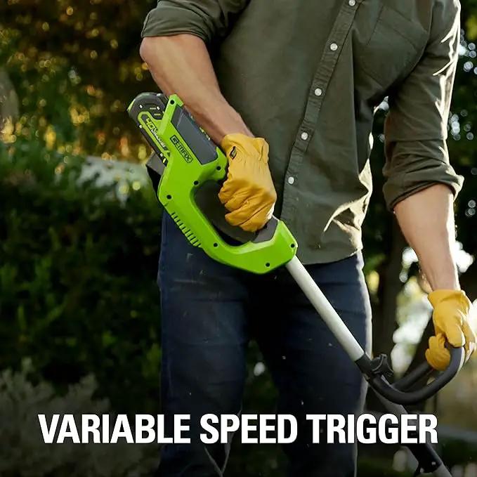 Greenworks 40V 12-Inch Cordless String Trimmer, Battery and Charger Not Included, BST4000 by GreenHaven Gardens