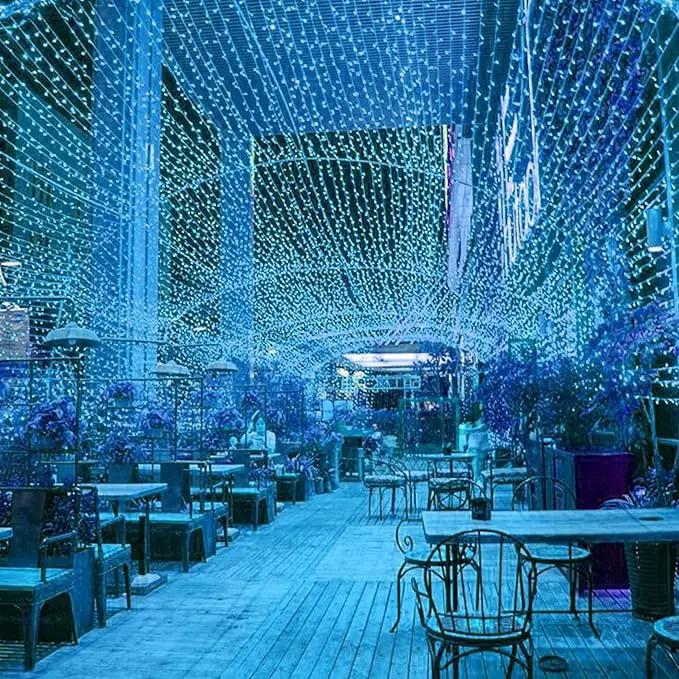String Lights, 2 Pack Battery Operated String Lights with Remote Timer Waterproof 8 Modes String Lights for Bedroom,Garden,Party,Xmas Tree Indoor Outdoor Decorations (Blue, 16.4) by GreenHaven Gardens