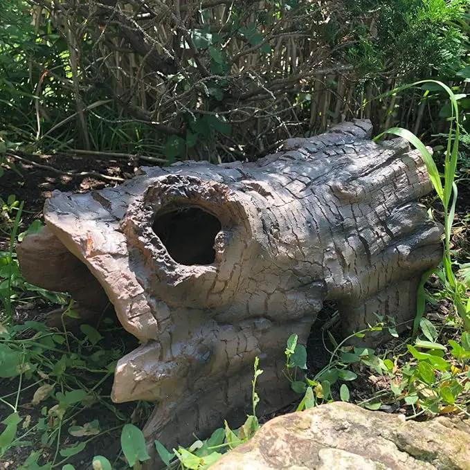 Aquascape 78324 Koi Predator Control Faux Log Fish Cave, Brown by GreenHaven Gardens