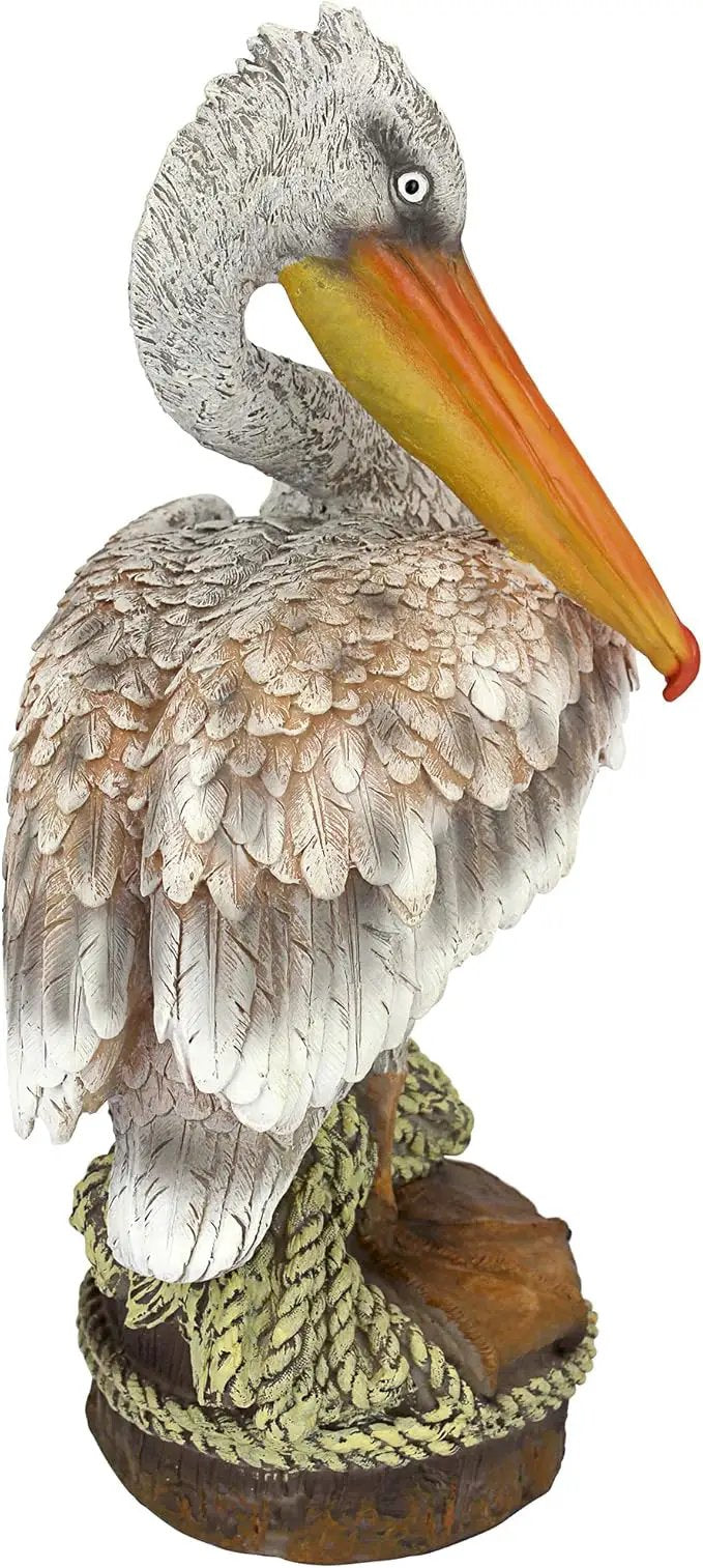 Design Toscano Ocean Side PIER 51 Pelican Statue by GreenHaven Gardens