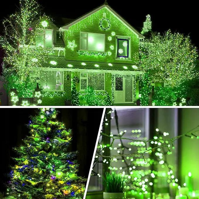 String Lights, 2 Pack Battery Operated String Lights with Remote Timer Waterproof 8 Modes String Lights for Bedroom,Garden,Party,Xmas Tree Indoor Outdoor Decorations (Green, 16.4) by GreenHaven Gardens