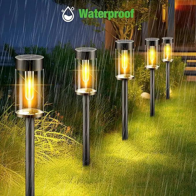 nipify LED Solar Pathway Lights Outdoor, 12 Pack Bright Solar Powered Path Garden Light Waterproof, Auto On/Off Solar Yard Lighting for Walkway Lawn Patio Landscape by GreenHaven Gardens