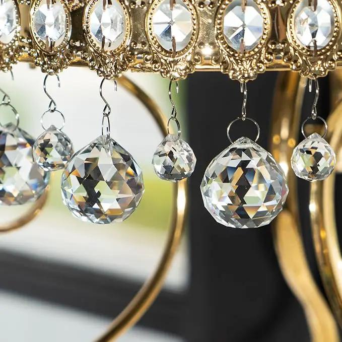 Crystalsuncatcher Clear Glass Crystal Ball Prism Feng Shui Lamp Hanging Drop Chandelier Pendants Suncatchers Pack of 12 pcs(20mm) by GreenHaven Gardens