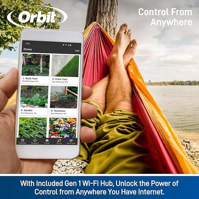 Orbit 21004 B-hyve Smart Hose Watering Timer with Wi-Fi Hub by GreenHaven Gardens