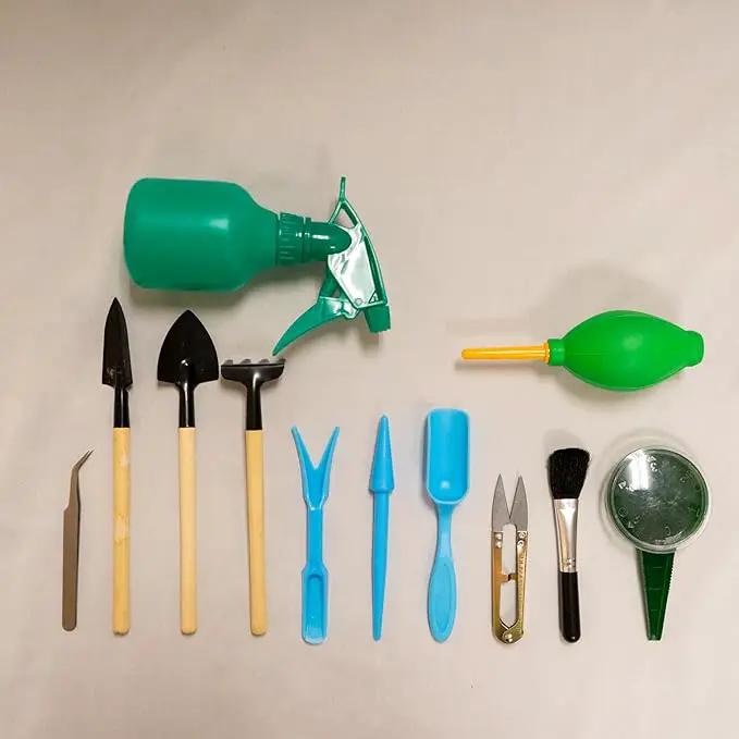 Garden Tool Set, Heavy Duty Aluminum Gardening Tools, Ergonomic Non-Slip Hand Tools for Women Men, Included Succulent Tools Set, Storage Tote Bag, Gifts for Garden Lovers by GreenHaven Gardens