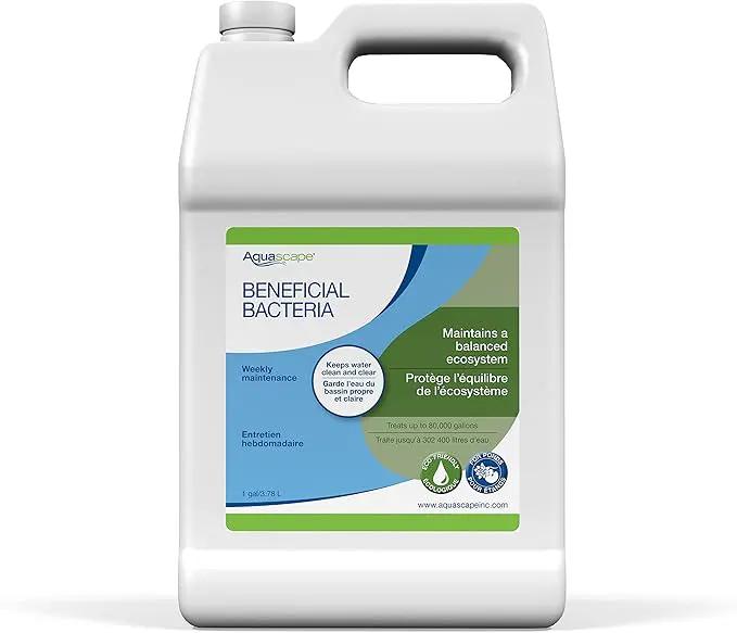 Aquascape Beneficial Bacteria for Pond and Water Features, Liquid, 1-Gallon Bottle | 98885 by GreenHaven Gardens