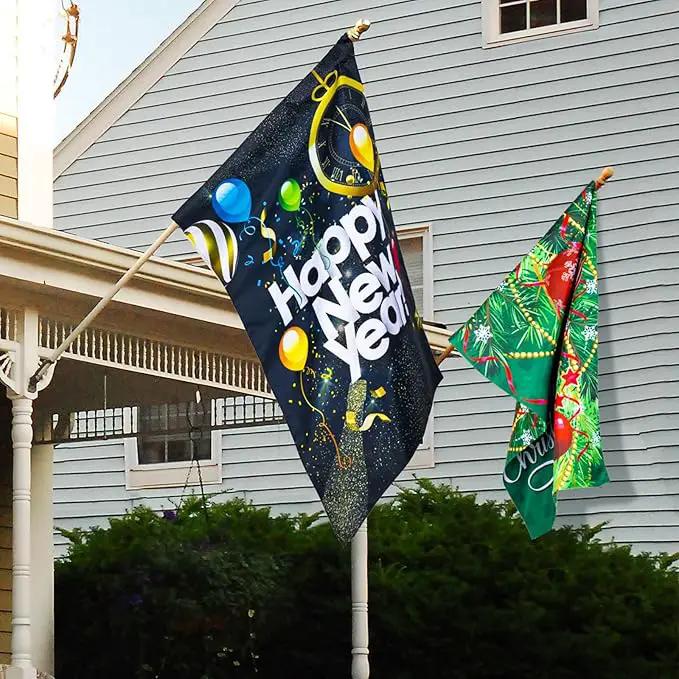 Moukeren 8 Pack 28 x 40 Inch Large Seasonal Garden Flags Decorative Holiday Flags Double Sided Polyester Festive for Outside Lawn Yard Outdoor Easter Independence Day Patriotic Decorations(Cute) by GreenHaven Gardens