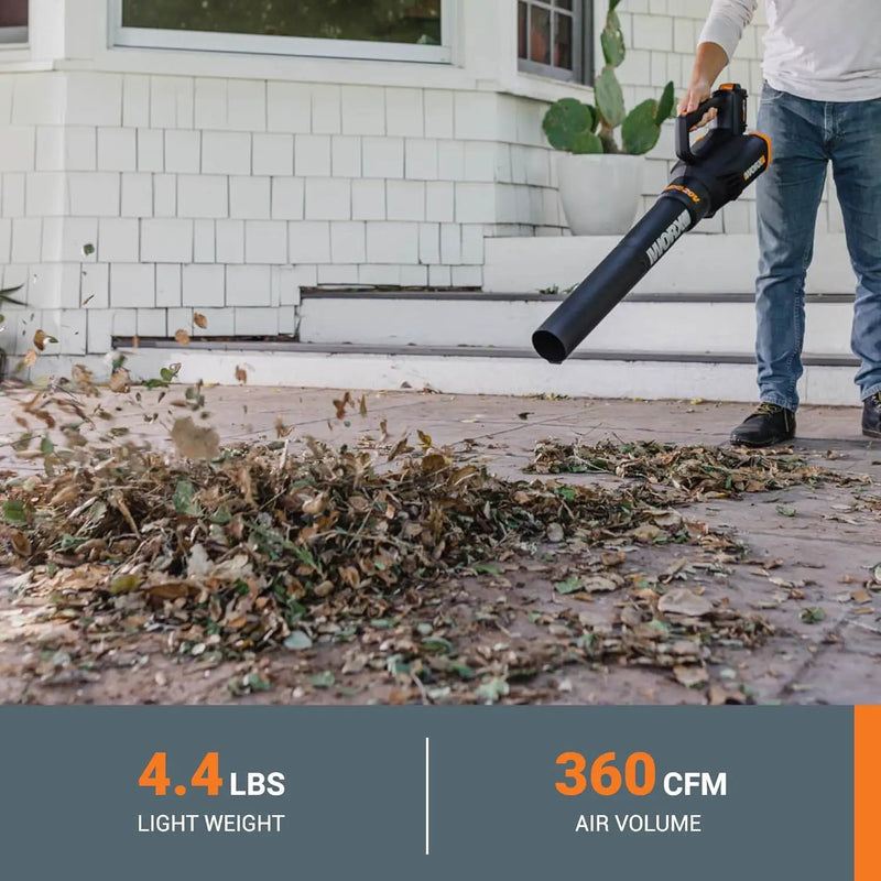 Worx 20V String Trimmer + Turbine Blower + Hedge Trimmer (Batteries & Charger Included) by GreenHaven Gardens