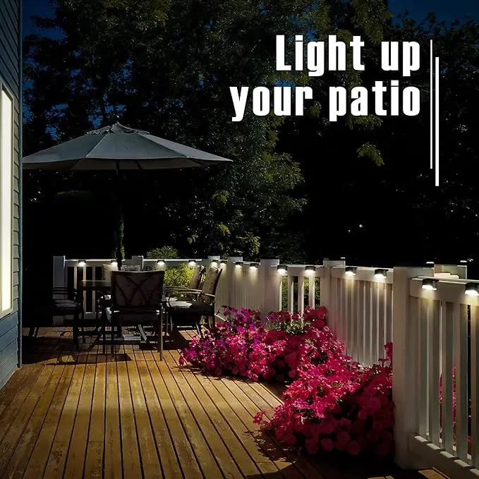 GIGALUMI Led Solar Deck Lights, 20 Pack Waterproof for Outdoor Stairs, Step, Fence, Railing, Yard and Patio (Warm White) by GreenHaven Gardens