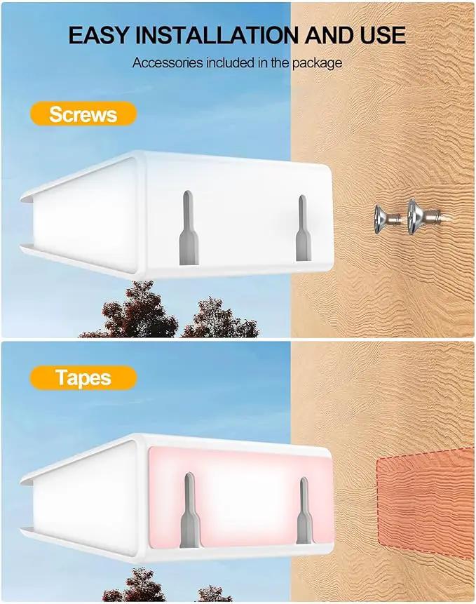 Solar Fence Lights 10 Pack, 9 Color Modes Outdoor Bulb Waterproof Led IP65, Solar Outdoor Lights for Backyard/Railing/Step/Wall/Patio/Yard (White) by GreenHaven Gardens