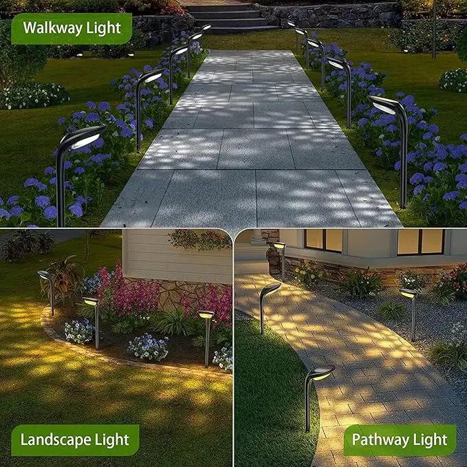 JSOT 150 Lumen Bright Solar Outdoor Lights,4 Pack Solar Pathway Lights Waterproof Landscape Lighting Path Light for Garden Decor Walkway Yard Driveway Holiday Decorative Lamp by GreenHaven Gardens