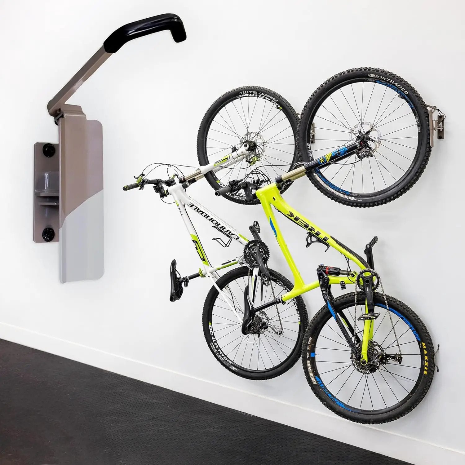 StoreYourBoard Bike Swivel Rack – Wall Mounted Garage Bike Storage, Vertical Hanger with 120° Swing Design & Stopper, Space-Saving Indoor Wall Mount – Fits Kids Bikes, BMX & More by GreenHaven Gardens