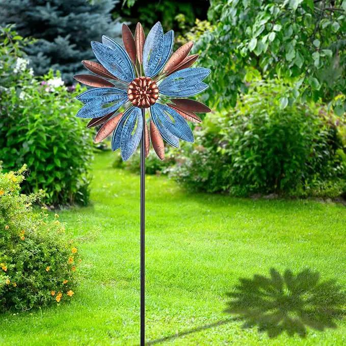 WONDER GARDEN Wind Spinner, Premium Kinetic Wind Sculpture Spinners Metal Windmill for Outdoor Yard Patio Lawn & Garden Decor by GreenHaven Gardens