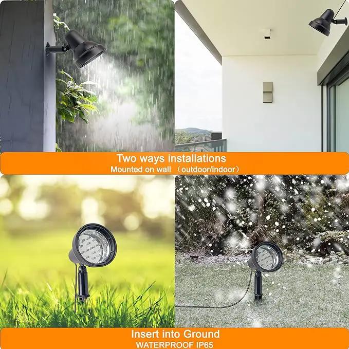 SUNLONG Solar Spotlights Outdoor Waterproof Bright Solar Wall Light Led Security Flood Light Solar Powered for Flag Patio Front Door Driveways-Automatically Activates at Dusk to Dawn (White) by GreenHaven Gardens