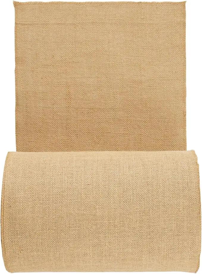VEVOR Burlap Fabric Roll, 14” x 150 ft High Density Natural Jute Fiber Material for Outdoor Plant Care, Tree Wrap Roll, Decor, DIY Crafts, Wedding, Garden Weed Barrier, Plants & Trees Winter Covering by GreenHaven Gardens