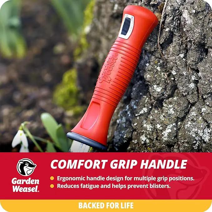 Garden Weasel Multi-Use Transplanter | Dig, Cultivate, Plant, Weed | Planting and Gardening Hand Digging Tool, Heavy Duty Trowel, Mini Gardening Shovel | 91360 by GreenHaven Gardens