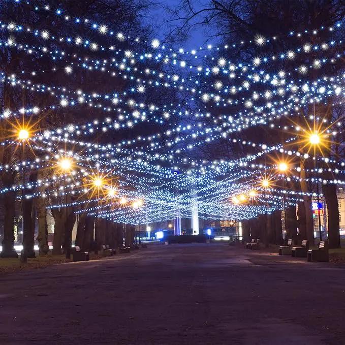 Christmas Lights,100 LED 39FT Outdoor/Indoor Christmas Lights Plug in with 8 Modes & Timer & Memory Function, Waterproof Christmas Lights Outdoor for Holiday Party Christmas Tree Decor by GreenHaven Gardens