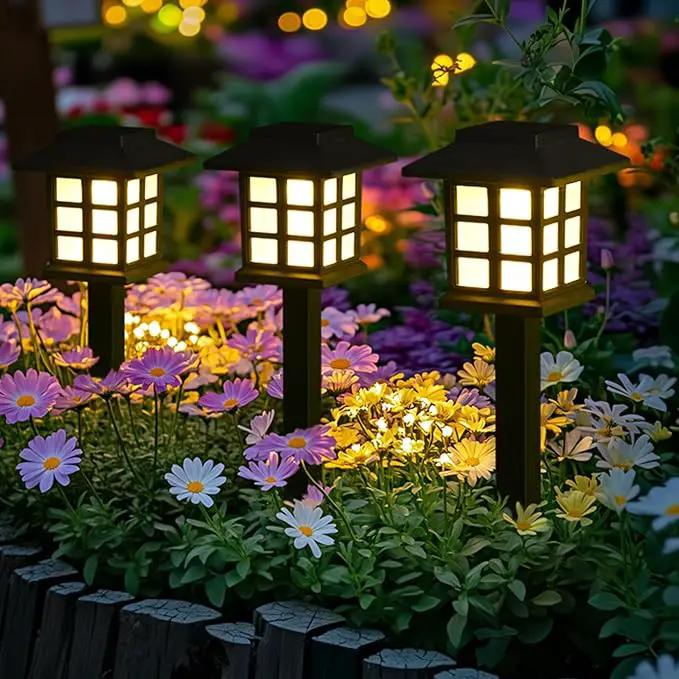 GIGALUMI Solar Outdoor Lights，10 Pack LED Solar Lights Outdoor Waterproof, Solar Walkway Lights Maintain 10 Hours of Lighting for Your Garden, Landscape, Path, Yard, Patio, Driveway by GreenHaven Gardens
