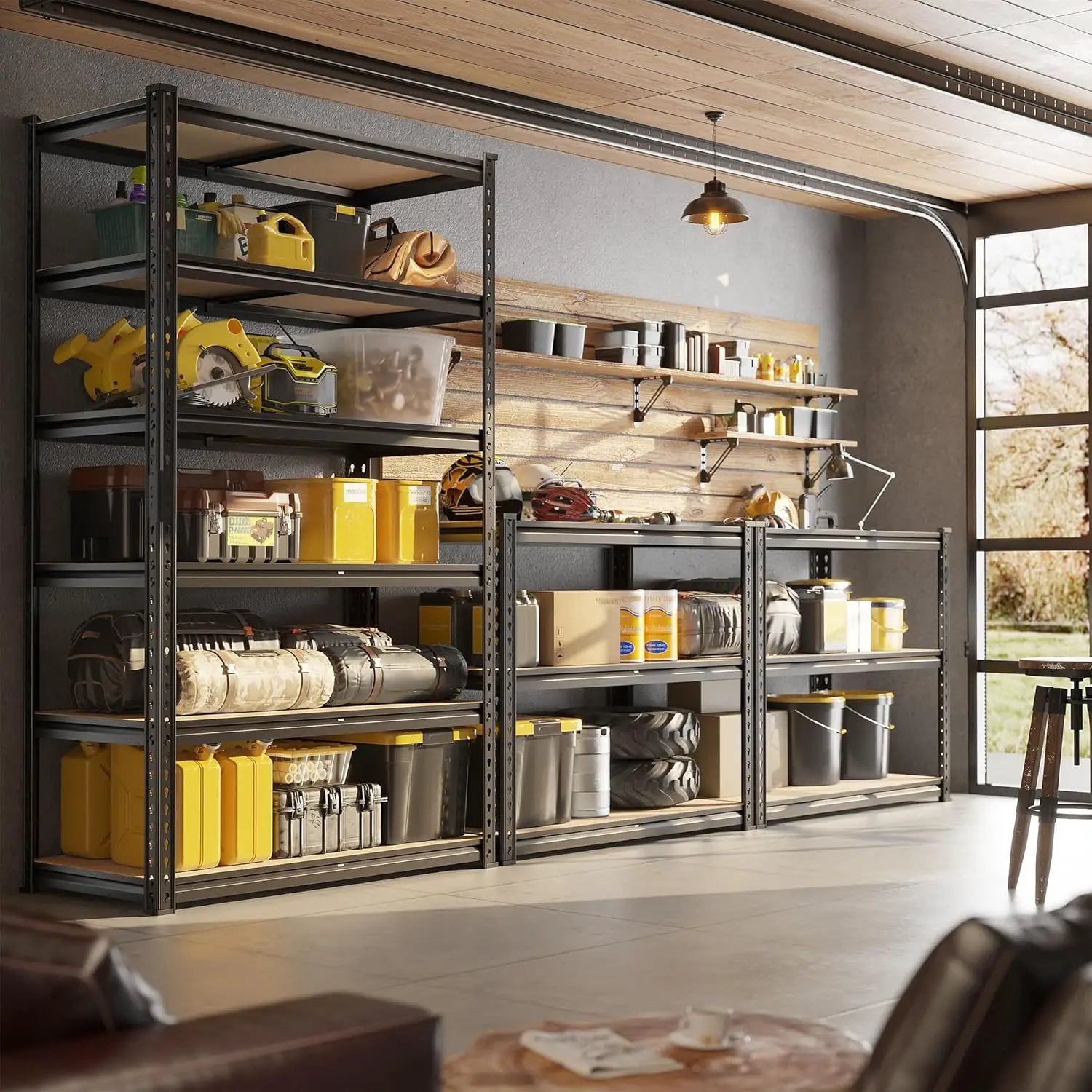 78" H Metal Shelving 6 Tier Garage Shelving Adjustable 2400LBS Storage Shelves Heavy Duty Pantry Shelves for Kitchen Closet Basement Warehouse by GreenHaven Gardens