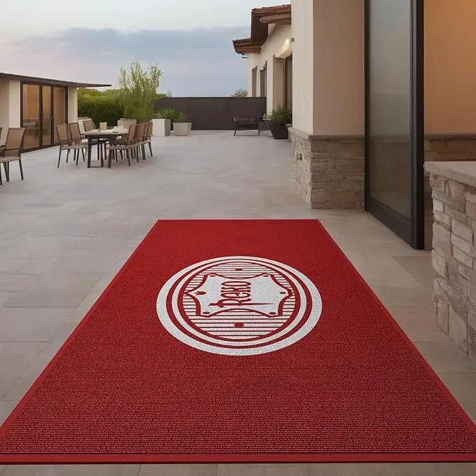 Custom Commercial Grade Carpet with Any Logo Floor Entryway Area Rug Welcome Door Mat for Business Home Indoor/Outdoor Non Slip Washable Durable by GreenHaven Gardens