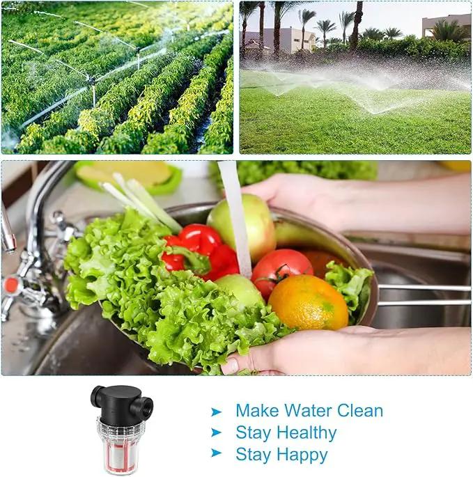 PATIKIL 1/2 Inch Water Pump Strainer Filter, Pipe Water Pump Strainer with 200 Mesh Stainless Steel Filter Screen for Irrigation Garden by GreenHaven Gardens