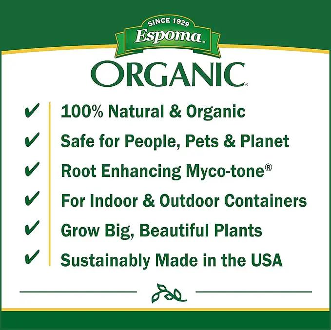 Espoma Organic Cactus Potting Soil Mix, Natural & Organic Soil for Cactus, Succulent, Palm, and Citrus Grown in containers Both Indoors and Outdoors, 8 qt, Pack of 2 by GreenHaven Gardens