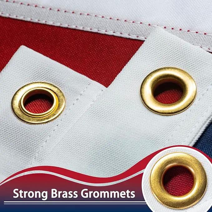 Texas Flag 3x5 ft Deluxe Super Tough Series, Heavy Duty Spun Polyester, All Weather TX Flag High Wind with Embroidered Stars, Brass Grommets, Sewn Stripes, Durable Texas Flags Outdoor Outside by GreenHaven Gardens