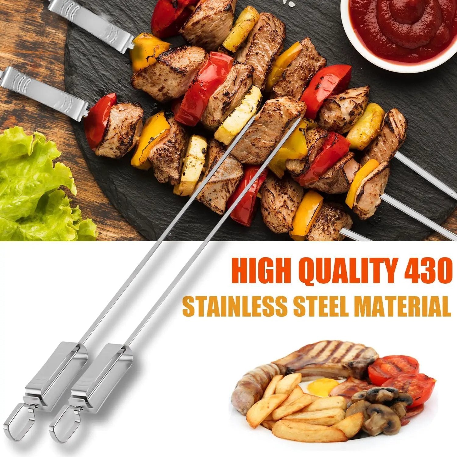 BBQ Skewers (Single fork12) by GreenHaven Gardens