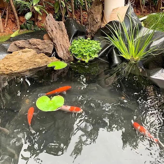 7 x 10 FT Pond Liner, 20 Mil Fish Pond HDPE Liner, Pond Liners for Outdoor Ponds, Koi Ponds, Garden Fountain, Waterfall by GreenHaven Gardens