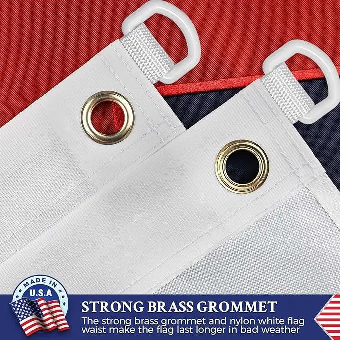Christian Flag 5x8 Outdoor Embroidered,Heavy Duty Nylon,Sewn Stripes, Stronger Brass Grommets,Christianity Easter Day,Jesus Flags Flags Perfect for Outside by GreenHaven Gardens