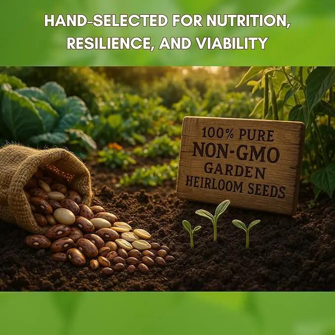 Garden Seeds Vegetable Variety Pack for Planting - Grow 125 Varieties of Heirloom Non GMO Quick Sprouting Veggies - Premium Seed Vault by Victory Gardens by GreenHaven Gardens