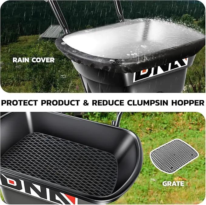 DNA MOTORING 80lb Walk-Behind Broadcast Spreader 36KG/29L Capacity, Garden Seeder with Wheels, for Residential Farm Seeding, TOOLS-00469 by GreenHaven Gardens
