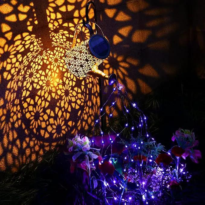 VOOKRY Solar Watering Can Lights, Large Hanging Solar Lights Outdoor Waterproof Garden Decor for Yard Porch Lawn Patio Outside Gardening Gifts for Mom Grandma Women Birthday(Purple) by GreenHaven Gardens