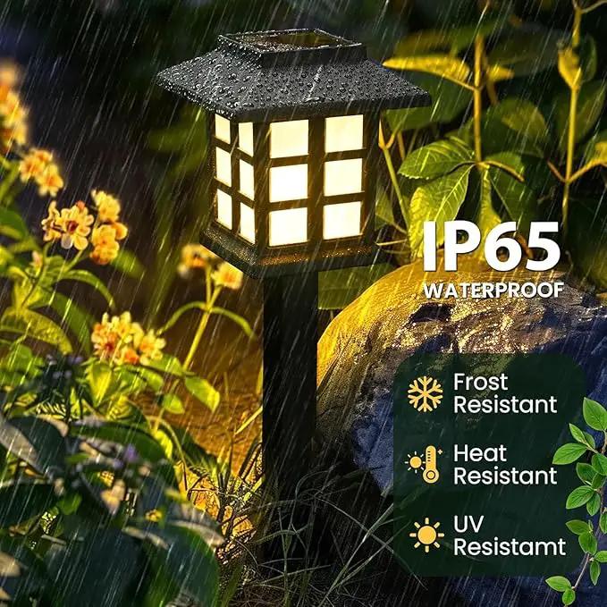 GIGALUMI Solar Outdoor Lights，10 Pack LED Solar Lights Outdoor Waterproof, Solar Walkway Lights Maintain 10 Hours of Lighting for Your Garden, Landscape, Path, Yard, Patio, Driveway by GreenHaven Gardens