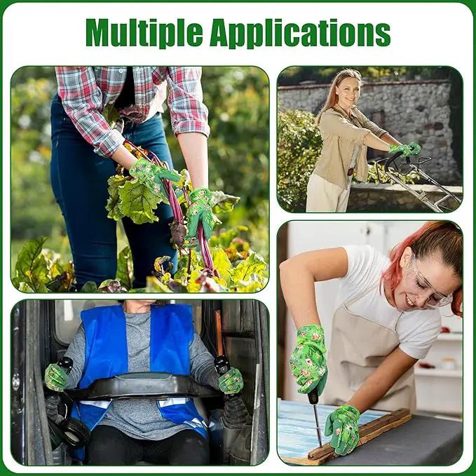 HANDLANDY Women Safety Work Gloves Utility Touch Screen Working Grip Glove for Yardwork Gardening Breathable Mechanic Gloves by GreenHaven Gardens
