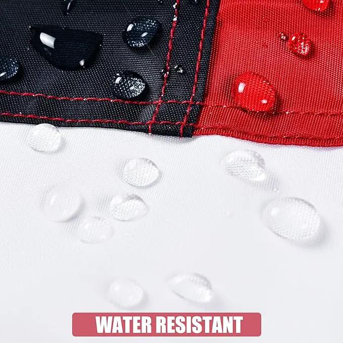 American Flag 12x18 Ft, Outdoor Premium US Flags, Heavy Duty Durable, 420D Oxford Nylon, Embroidered Stars, Brass Grommets by GreenHaven Gardens